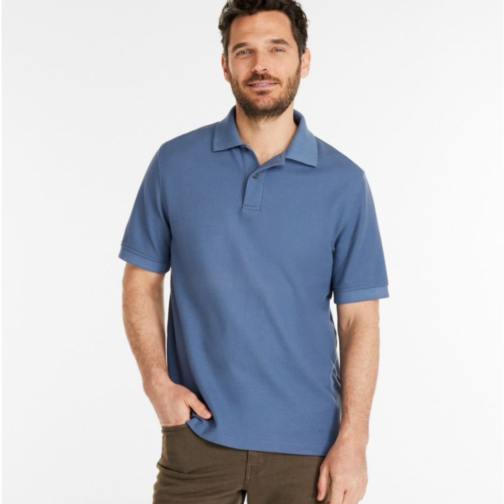 L.L. Bean men’s premium double L polo banded shirt size XXL